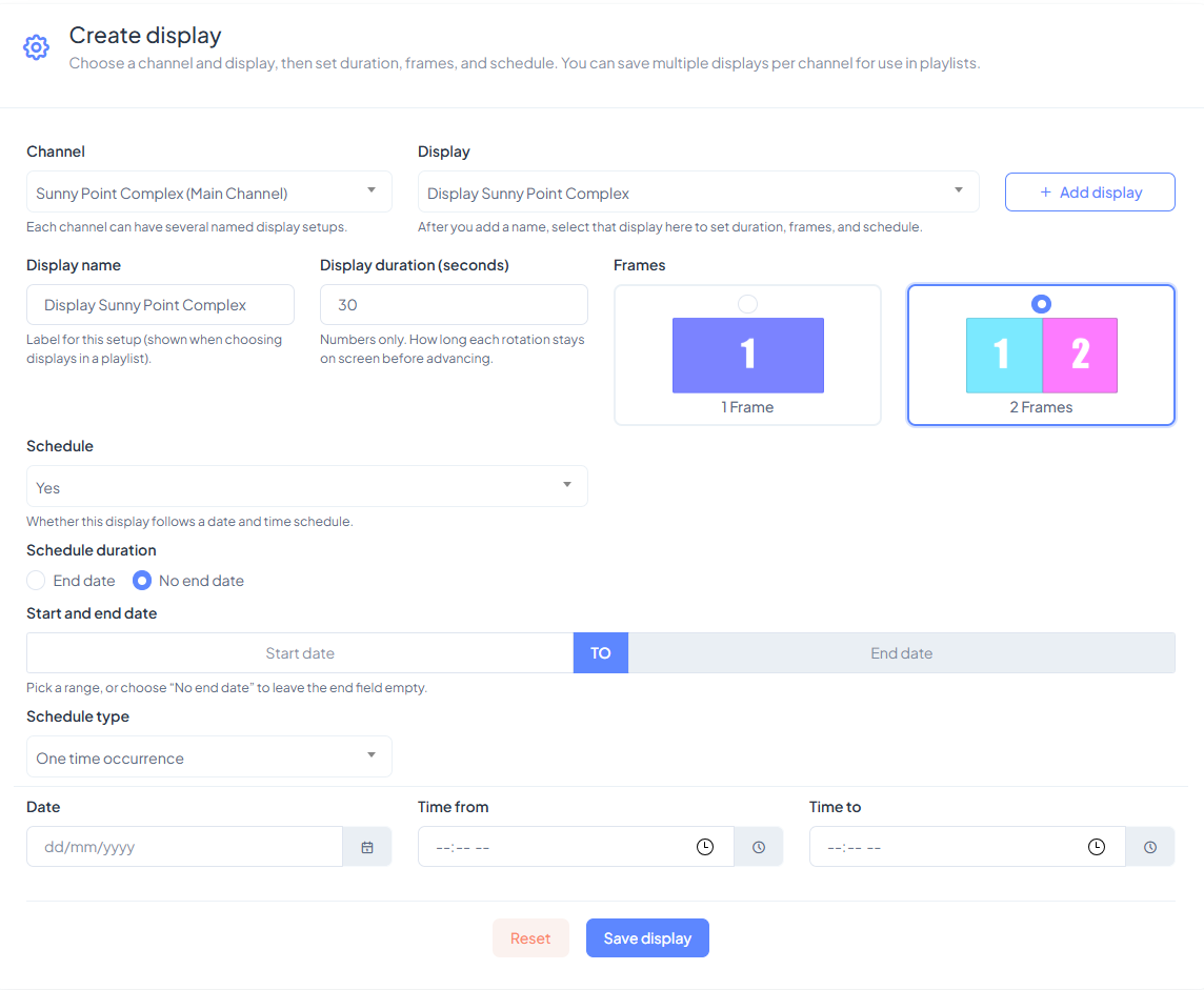 displaywork — one platform for many display needs